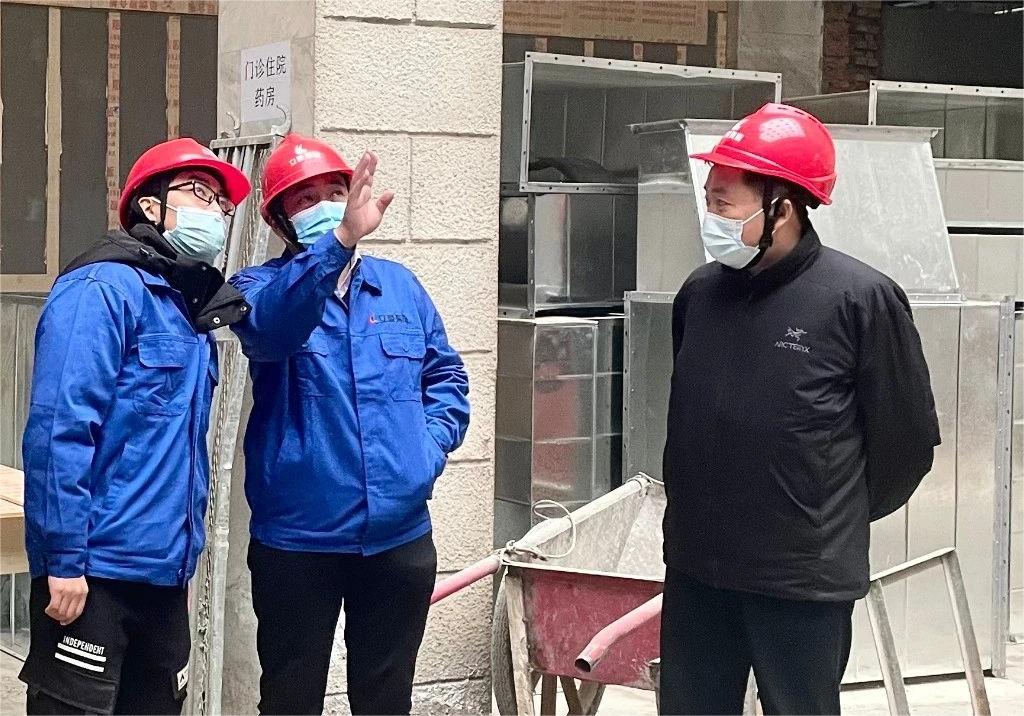 一手抓防疫，一手抓生產(chǎn)！立豪集團董事長赴陜藥集團山海丹醫(yī)院項目督導檢查